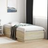 vidaXL Bed Frame without Mattress Sonoma Oak 90x200 cm