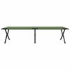 vidaXL Folding Camping Bed Manual Green 210 x 80 x 46 cm Oxford fabric