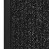 vidaXL Doormat Striped Anthracite 60x80 cm