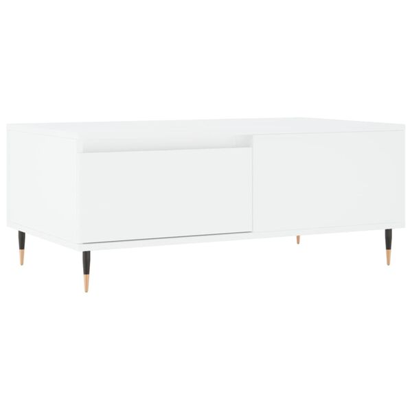 vidaXL Coffee Table White 90x50x36.5 cm Engineered Wood