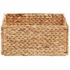 vidaXL Storage Baskets 2 pcs Natural 35 x 25 x 17 cm Water hyacinth