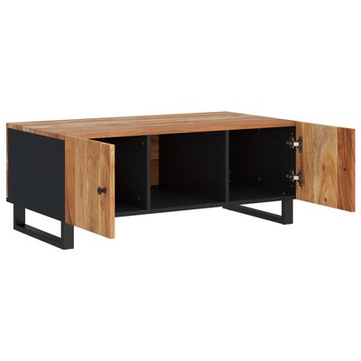 vidaXL Coffee Table 100x54x40 cm Solid Wood Acacia&Engineered Wood