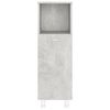 vidaXL Bathroom Cabinet Concrete Grey 30x30x95 cm Engineered Wood