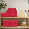 vidaXL Towels 4 pcs "FROGN" Red 100x200 cm 100% Cotton