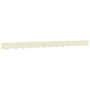 vidaXL Replacement Fabric for Awning Valance Cream Stripe 3 m