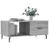 vidaXL Coffee Table Grey Sonoma 90x50x40 cm Engineered Wood