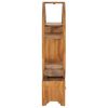 vidaXL Cabinet with Yin Yang Shelf 100x26x112 cm Solid Teak Wood