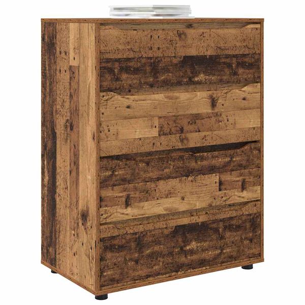 vidaXL Storage Cabinets 2 pcs Old Wood 80 x 48 x 105 cm