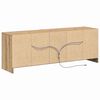 vidaXL TV Units Brown 139.5 x 34 x 50 cm Engineered wood