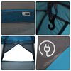 vidaXL Family Tent Cabin 6-Person Blue Waterproof