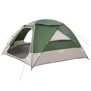 vidaXL Dome Tent with Removable Rainfly 12-Person Green