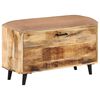 vidaXL Shoe Bench 80x30x45 cm Solid Wood Mango