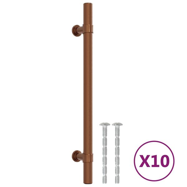 vidaXL Cabinet Handles 10 pcs Bronze 160 mm Stainless Steel