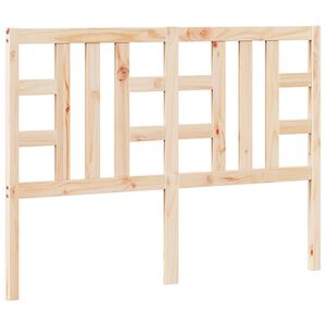 vidaXL Bed Headboard 141x4x100 cm Solid Wood Pine