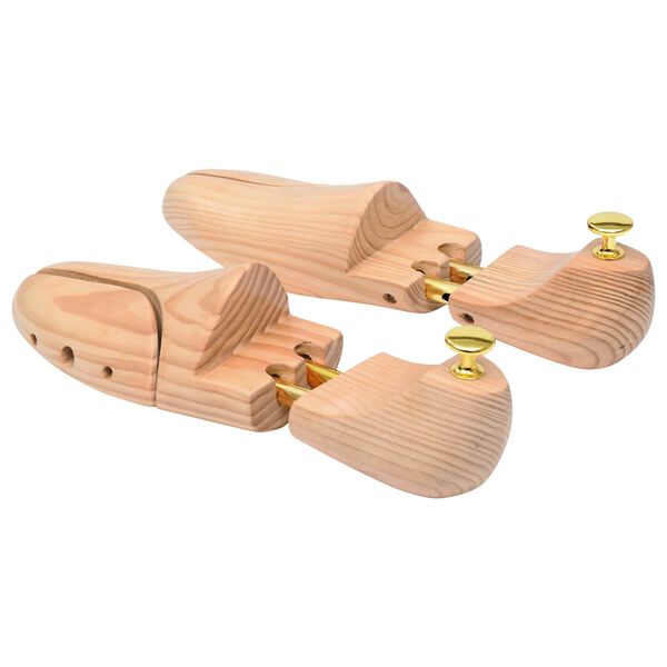 vidaXL Shoe Trees 5 pcs Brown 30.5 x 10 x 8 cm Solid Pine Wood