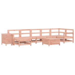 vidaXL 9 Piece Garden Sofa Set Solid Wood Douglas Fir