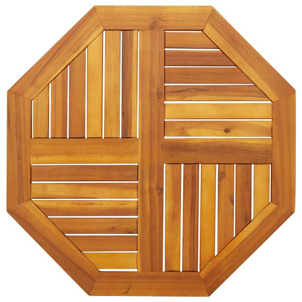 vidaXL Table Top 70x70x2 cm Octagonal Solid Wood Acacia