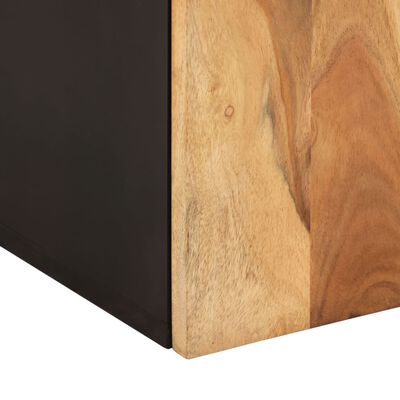 vidaXL Bathroom Wall Cabinet 38x33x48 cm Solid Wood Acacia