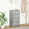 vidaXL Sideboard Concrete Grey 37.5x35x76 cm Engineered Wood
