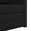 vidaXL Sofa Bed Black 74 x 77 x 81 cm Fabric