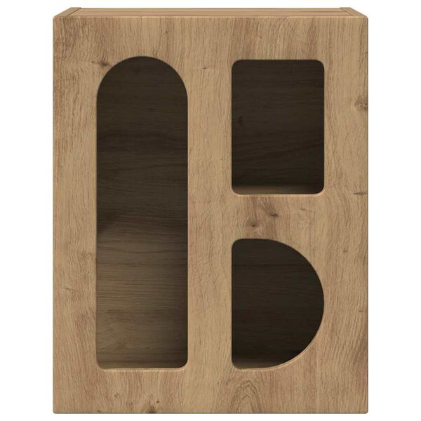 vidaXL Bedside Table Artisan Oak 40 x 35 x 50 cm Engineered Wood