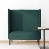 vidaXL Highback Sofa Dark green 109 x 56 x 121 cm Fabric