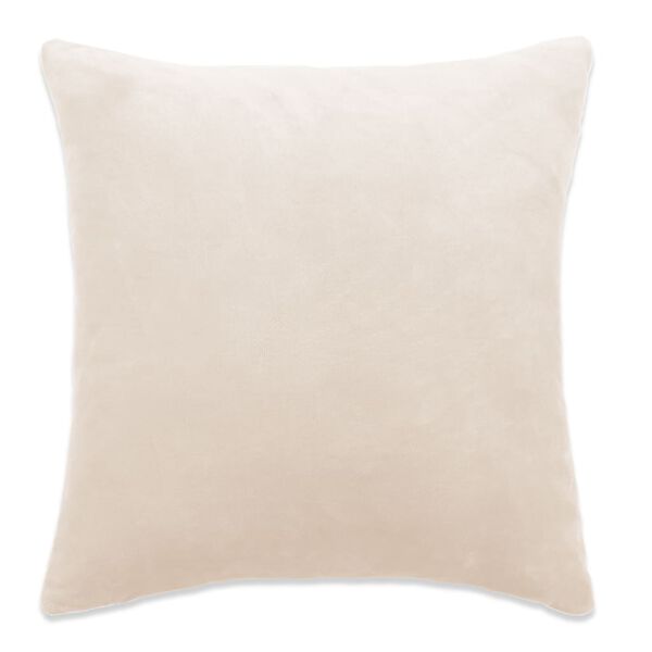 vidaXL Cushion Covers 4 pcs Velour 80x80 cm Off White