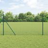 vidaXL Fence Post Green 10 x 1.2 m (19 x 19 mm mesh) Steel and PVC