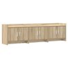 vidaXL TV Cabinet 168 x 33 x 47 cm Sonoma Oak Engineered Wood