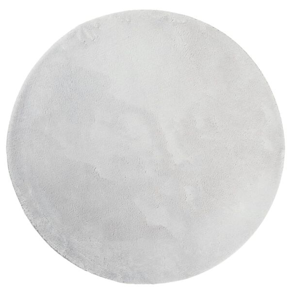 vidaXL Rug HUARTE Short Pile Soft and Washable Grey &Oslash; 80 cm