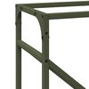 vidaXL Firewood Rack Olive Green 40x25x100 cm Cold-rolled steel