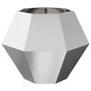 vidaXL Planter Silver 75 x 75 x 60 cm Stainless Steel