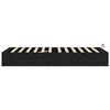 vidaXL Ottoman Bed Frame Black Oak 193 x 90 x 25 cm Chipboard