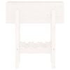 vidaXL Garden Planter White 62x30x69 cm Solid Wood Pine