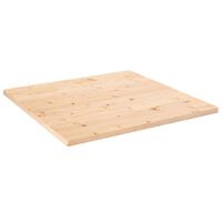 vidaXL Table Top 80x80x2.5 cm Solid Wood Pine Square