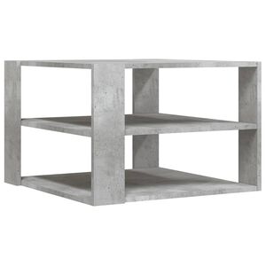 vidaXL Coffee Table Concrete Grey 58x58x40 cm Engineered Wood