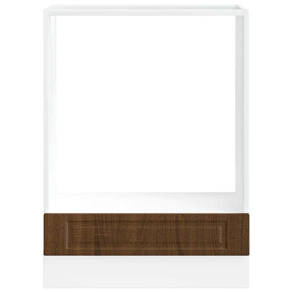 vidaXL Oven Cabinet Porto Brown Oak Engineered Wood