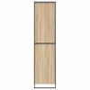 vidaXL Warderobe 2 pcs Sonoma 50 x 50 x 200 cm Engineered Wood