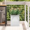 vidaXL Garden Planter Stainless Steel 32 x 32 x 40 cm Stainless Steel