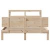 vidaXL Bed Frame with Headboard without Mattress 150x200 cm King Size