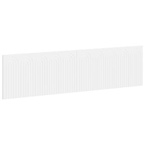 vidaXL Wall-Mounted Headboard ALKMAAR White Engineered Wood