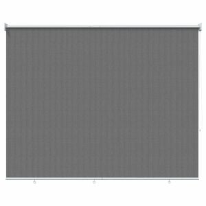 vidaXL Outdoor Roller Blind 90% UV Block Light Grey 160 x 230 cm HDPE