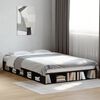 vidaXL Bed Frame without Mattress Black 135x190 cm Double