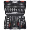 193 pcs 1/4" & 3/8" & 1/2" Drive Socket Bit Set with Ratchet Tool Set