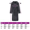 vidaXL Bathrobe KINN Anthracite S Cotton