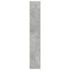 vidaXL Bookcase Concrete Grey 40x30x189 cm Engineered Wood