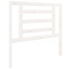 vidaXL Bed Headboard White 96x4x100 cm Solid Wood Pine
