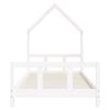 vidaXL Kids Bed Frame White 90x200 cm Solid Wood Pine