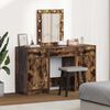 vidaXL Dressing Table with Door Brown 50 x 41 x 135 cm Engineered Wood