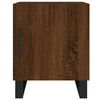vidaXL Bedside Cabinet Brown Oak 40x40x50 cm Engineered Wood